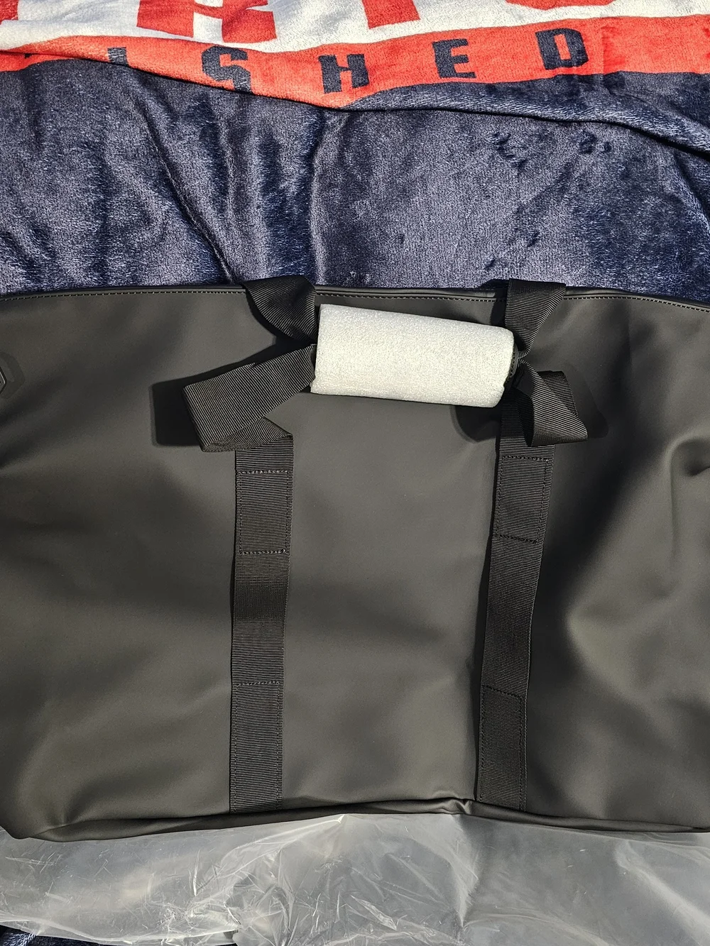 Rains Weekender Duffel Bag - Black